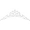 Ekena Millwork Pitch Baile Architectural Grade PVC Gable Pediment, 48"W x 18"H x 1"P (9/12) GPP048X018X100BAI - alternate 5